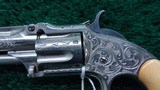 CASED ENGRAVED SMITH & WESSON NUMBER 1-1/2 2ND ISSUE SINGLE ACTION REVOLVER - 8 of 18