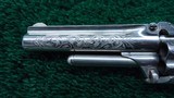 CASED ENGRAVED SMITH & WESSON NUMBER 1-1/2 2ND ISSUE SINGLE ACTION REVOLVER - 11 of 18