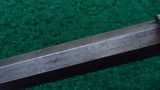 W2825 VERY FINE 2ND MODEL HENRY RIFLE IN CALIBER 44 RF - 6 of 22