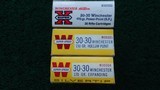 3 BOXES OF 30-30 WINCHESTER AMMO - 1 of 6