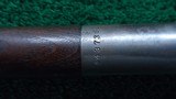 VERY RARE WINCHESTER MODEL 1892 RIFLE WITH SPECIAL ORDER 24 INCH HALF OCTAGON BARREL - 13 of 19