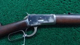 VERY RARE WINCHESTER MODEL 1892 RIFLE WITH SPECIAL ORDER 24 INCH HALF OCTAGON BARREL - 1 of 19