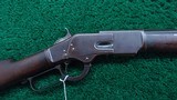 FIRST MODEL WINCHESTER 1873 RIFLE IN CALIBER 44-40 - 1 of 19