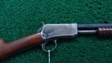 WINCHESTER MODEL 1890 RIFLE IN CALIBER 22 LONG - 1 of 22