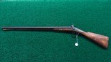 GODDART DOUBLE BARREL HAMMER PERCUSSION SHOTGUN - 16 of 17