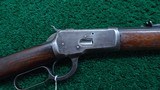 WINCHESTER MODEL 1892 RIFLE IN CALIBER 38-40 - 1 of 20