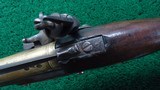 BRASS BARRELED EUROPEAN FLINTLOCK BLUDERBUSS - 7 of 21