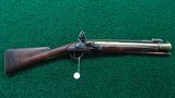 BRASS BARRELED EUROPEAN FLINTLOCK BLUDERBUSS - 1 of 21