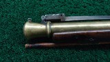 BRASS BARRELED EUROPEAN FLINTLOCK BLUDERBUSS - 11 of 21