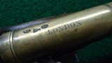 BRASS BARRELED EUROPEAN FLINTLOCK BLUDERBUSS - 13 of 21