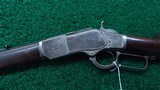 VERY INTERESTING DELUXE WINCHESTER 1873 2ND MODEL SPECIAL ORDER RIFLE IN 44-40 - 2 of 20