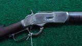 VERY INTERESTING DELUXE WINCHESTER 1873 2ND MODEL SPECIAL ORDER RIFLE IN 44-40 - 1 of 20