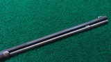 WINCHESTER MODEL 1873 SPECIAL ORDER RIFLE WITH 30 INCH OCTAGON BARREL IN 38 WCF - 7 of 20