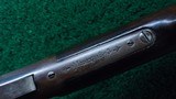 WINCHESTER MODEL 1873 SPECIAL ORDER RIFLE WITH 30 INCH OCTAGON BARREL IN 38 WCF - 8 of 20