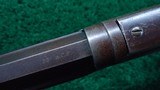 WINCHESTER MODEL 1873 SPECIAL ORDER RIFLE WITH 30 INCH OCTAGON BARREL IN 38 WCF - 6 of 20