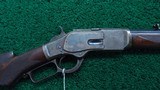 WINCHESTER 1873 DELUXE 2ND MODEL RIFLE IN 44 WCF - 1 of 22