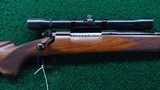 WINCHESTER MODEL 70 RIFLE RE-CHAMBERED TO CALIBER 222 - 1 of 19