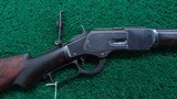 WINCHESTER 1873 DELUXE SPECIAL ORDER 28 INCH WITH RARE SWISS BUTTPLATE - 1 of 21