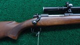 WINCHESTER MODEL 70 PRE-64 VARMINT RIFLE IN CALIBER 220 SWIFT - 1 of 20