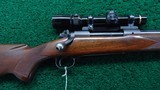SPECIAL ORDER WINCHESTER MODEL 70 IN CALIBER 375 H&H CARBINE - 1 of 20