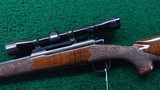 WINCHESTER MODEL 70 PRE-64 FEATHER WEIGHT BOLT ACTION RIFLE IN 264 MAG - 2 of 22