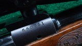WINCHESTER MODEL 70 PRE-64 FEATHER WEIGHT BOLT ACTION RIFLE IN 264 MAG - 16 of 22