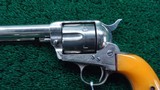 NICKELED COLT 1ST GEN SAA REVOLVER IN CALIBER 45 - 6 of 13