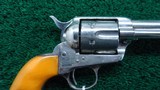 NICKELED COLT 1ST GEN SAA REVOLVER IN CALIBER 45 - 5 of 13
