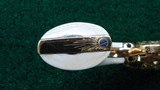 ENGRAVED GOLD PLATED COLT SAA IN CALIBER 45 LC - 12 of 12