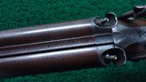 GOOD QUALITY PERCUSSION DOUBLE 14 BORE SHOTGUN BY TRULOCK & HARRISS OF DUBLIN - 13 of 23