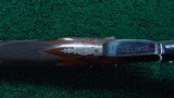 GOOD QUALITY PERCUSSION DOUBLE 14 BORE SHOTGUN BY TRULOCK & HARRISS OF DUBLIN - 12 of 23