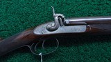 GOOD QUALITY PERCUSSION DOUBLE 14 BORE SHOTGUN BY TRULOCK & HARRISS OF DUBLIN - 1 of 23