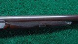 GOOD QUALITY PERCUSSION DOUBLE 14 BORE SHOTGUN BY TRULOCK & HARRISS OF DUBLIN - 5 of 23