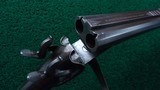 VERY FINE PINFIRE DOUBLE RIFLE BY B. DENYER IN CALIBER .577 BY 2-1/4 INCH PINFIRE - 13 of 23