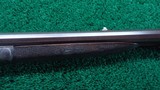 VERY FINE PINFIRE DOUBLE RIFLE BY B. DENYER IN CALIBER .577 BY 2-1/4 INCH PINFIRE - 5 of 23