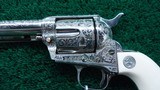 FACTORY ENGRAVED 3RD GEN COLT AS NEW IN BOX WITH NICKEL FINISH - 8 of 14