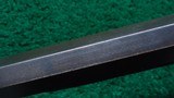 VERY SCARCE WINCHESTER 1ST MODEL 1873 28 INCH EXTRA HEAVY WEIGHT RIFLE IN CALIBER 44-40 - 10 of 22