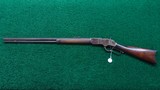 VERY SCARCE WINCHESTER 1ST MODEL 1873 28 INCH EXTRA HEAVY WEIGHT RIFLE IN CALIBER 44-40 - 21 of 22