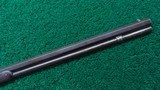 VERY SCARCE WINCHESTER 1ST MODEL 1873 28 INCH EXTRA HEAVY WEIGHT RIFLE IN CALIBER 44-40 - 7 of 22