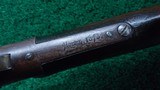 VERY SCARCE WINCHESTER 1ST MODEL 1873 28 INCH EXTRA HEAVY WEIGHT RIFLE IN CALIBER 44-40 - 8 of 22