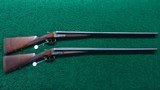 VERY INTERESTING HIGH GRADE PAIR OF J P SAUER DOUBLE BARREL 12 GAUGE SHOTGUNS - 21 of 21