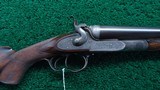 VERY HIGH QUALITY DOUBLE BARREL SHOTGUN BY EDWIN THOMAS - 1 of 24