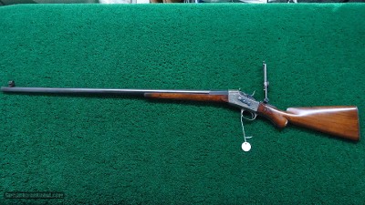 REMINGTON ROLLING BLOCK NIMSCHKE ENGRAVED SCHUETZEN RIFLE - Image 22 of 23