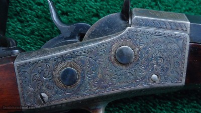 REMINGTON ROLLING BLOCK NIMSCHKE ENGRAVED SCHUETZEN RIFLE - Image 9 of 23