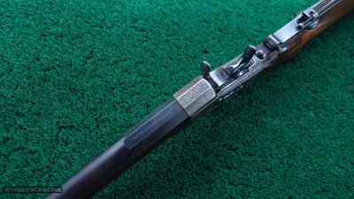 REMINGTON ROLLING BLOCK NIMSCHKE ENGRAVED SCHUETZEN RIFLE - Image 4 of 23