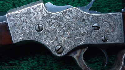 BEAUTIFUL STEVENS LADIES MODEL 47 ENGRAVED RIFLE - Image 8 of 20