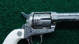 FACTORY ENGRAVED 3RD GEN COLT AS NEW IN BOX WITH NICKEL FINISH - 6 of 14