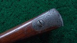 VERY SCARCE FACTORY ENGRAVED REMINGTON ROLLING BLOCK MILITARY MUSKET - 19 of 24