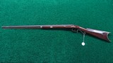 VERY NICE AMERICAN MADE UNMARKED MULE EAR HALF STOCK PERCUSSION RIFLE - 20 of 21