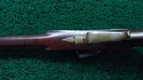 VERY NICE AMERICAN MADE UNMARKED MULE EAR HALF STOCK PERCUSSION RIFLE - 11 of 21